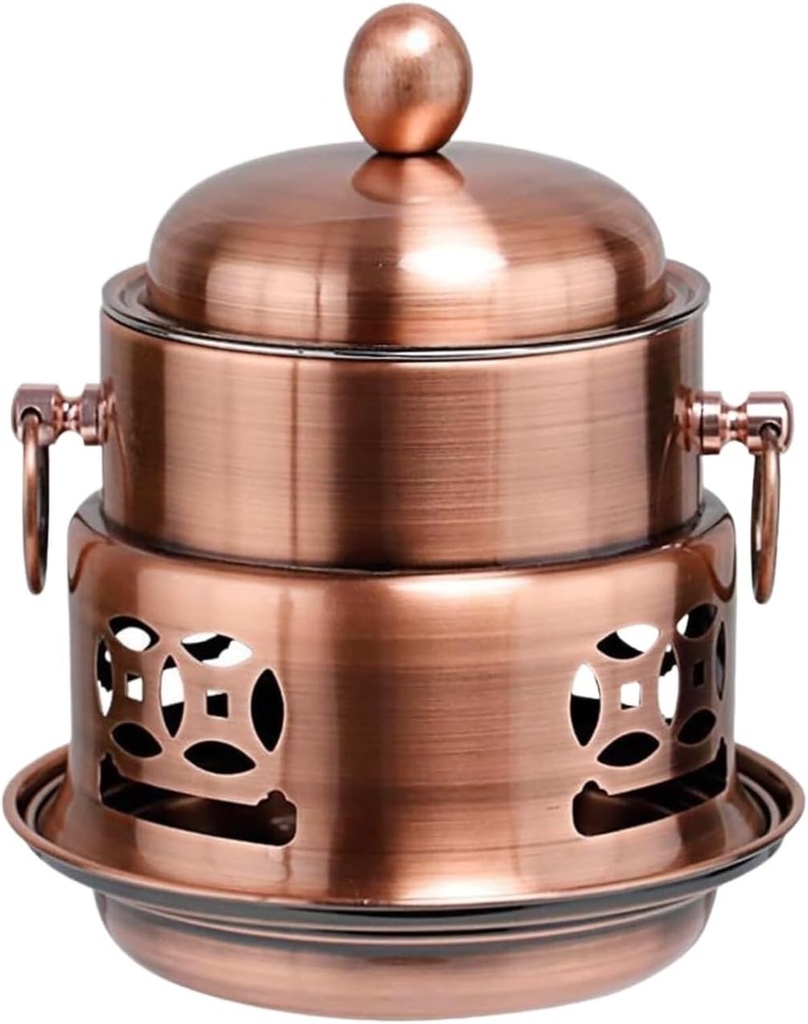 Chinese Hot Pot Shabu Shabu Pot Vintage Shabu Pot Single Hot Pot Pan Stainless Steel Chafing Dishes Cooker Home Kitchen Hotpot