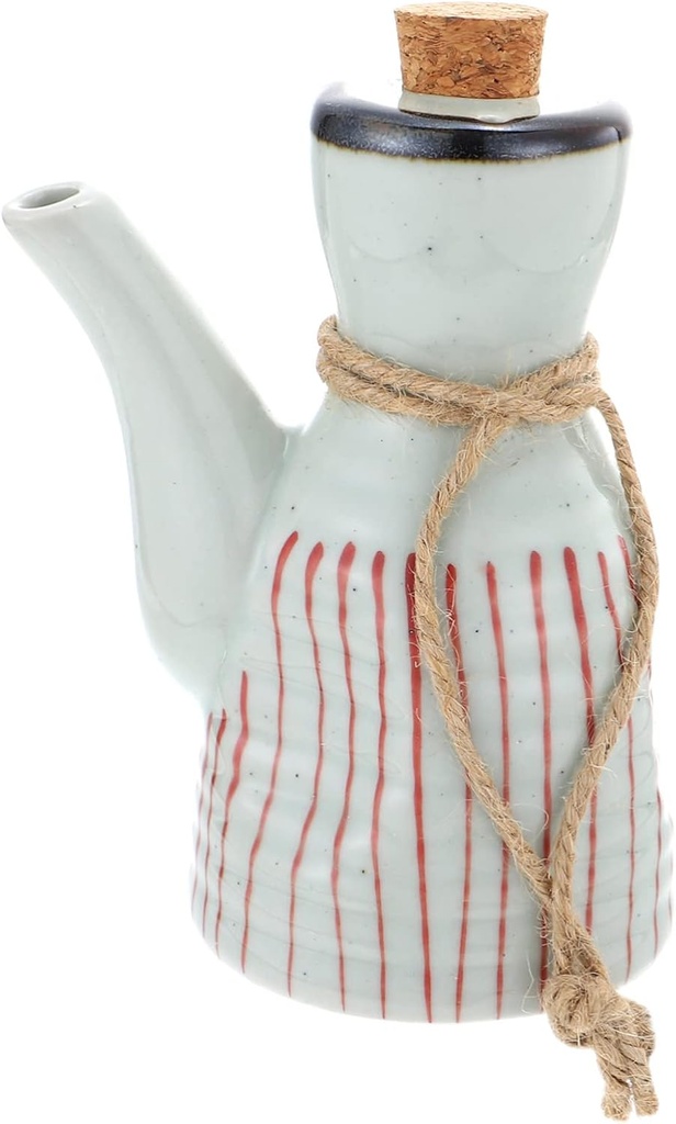 Easy Convenient Soy Sauce Dispenser Ceramic Bottle Japanese Style Seasoning