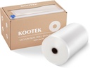 Kootek 8" x 150' Vacuum Sealer Bags Roll for Food with Cutter Dispenser, Commercial Grade Vacuum Seal Bags, BPA Free, Customized Size Food Bags for Storage, Meal Prep and Sous Vide