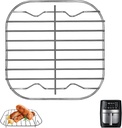 Air Fryer Wire Rack for Gourmia GAF798 GAF716 7QT Air Fryer, 8''×8''Stainless Steel Food Grade Air Fryer Accessories Replacement Parts for Instant Pot Vortex Ninja COSORI Chefman Air Fryer