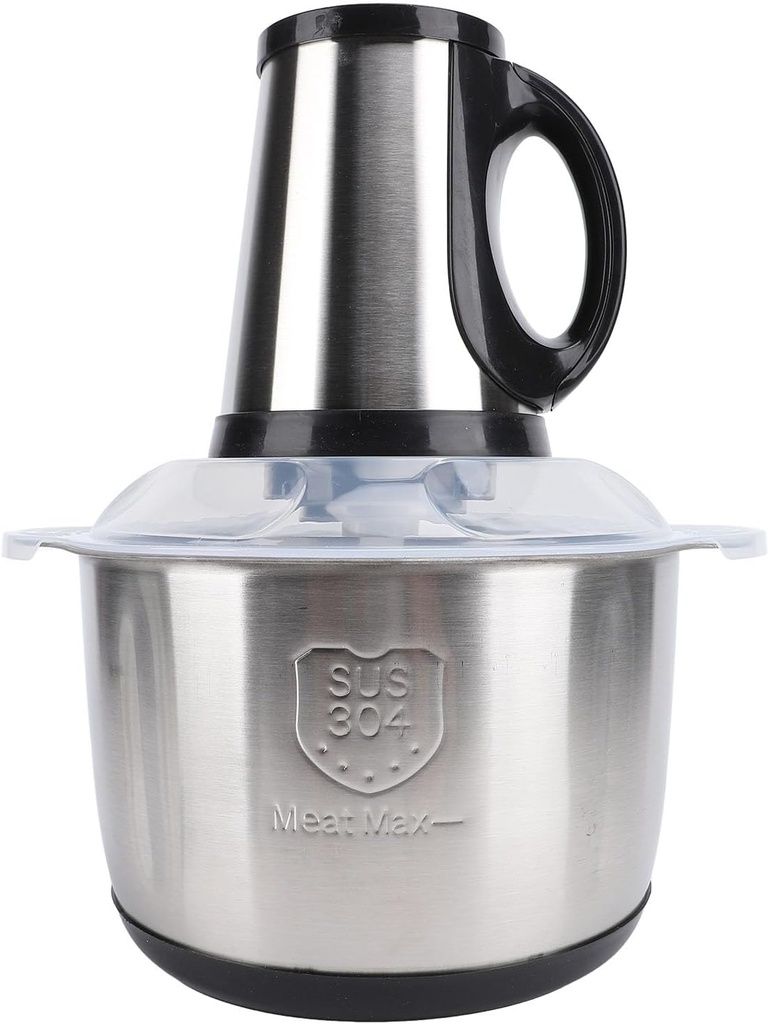 Food Processor, 5L SUS Stainless Steel Electric Vegetable Chopper, High Efficiency Kitchen Meat Grinder with 500W Copper Motor for Vegetables Potatoes Onions Garlics Fruit Nuts