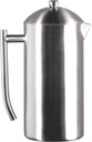Frieling Coffee Press Stainless Steel French Press Coffee Maker - 44 oz, Brushed Stainless Steel - Double-Walled Insulated Zero Sediment Filter - For Home & Camping