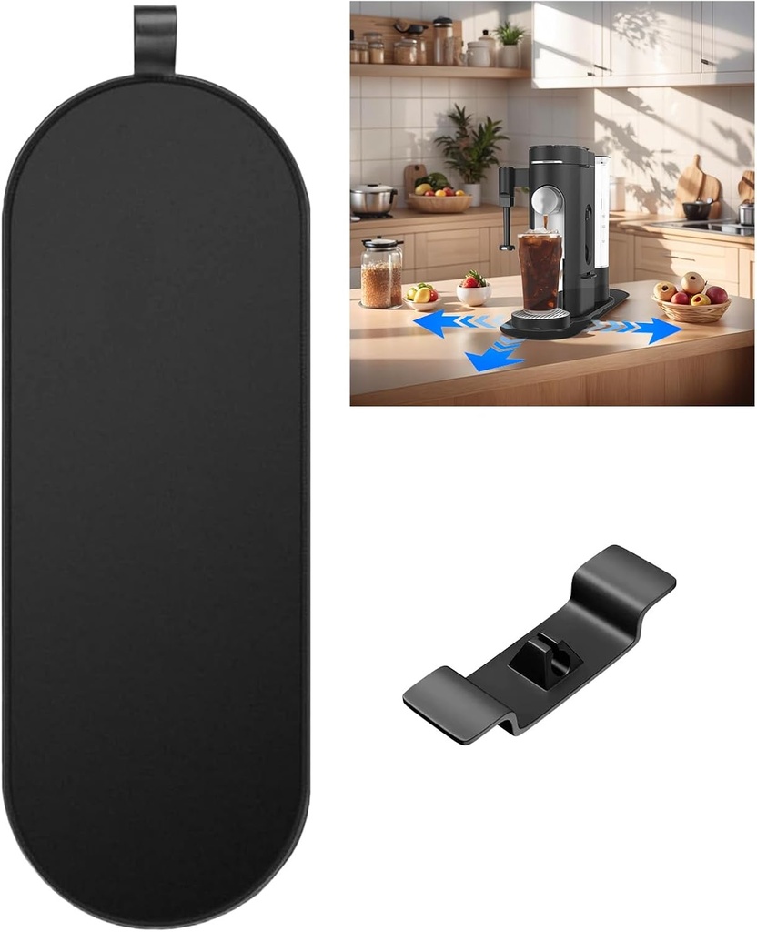 Sliding Pad for Ninja Single Serve Coffee Maker PB051 & PB041 – Anti-Slip Base with Smooth Glide, Perfect for Ninja Coffee Machine PB051/PB041 Accessory