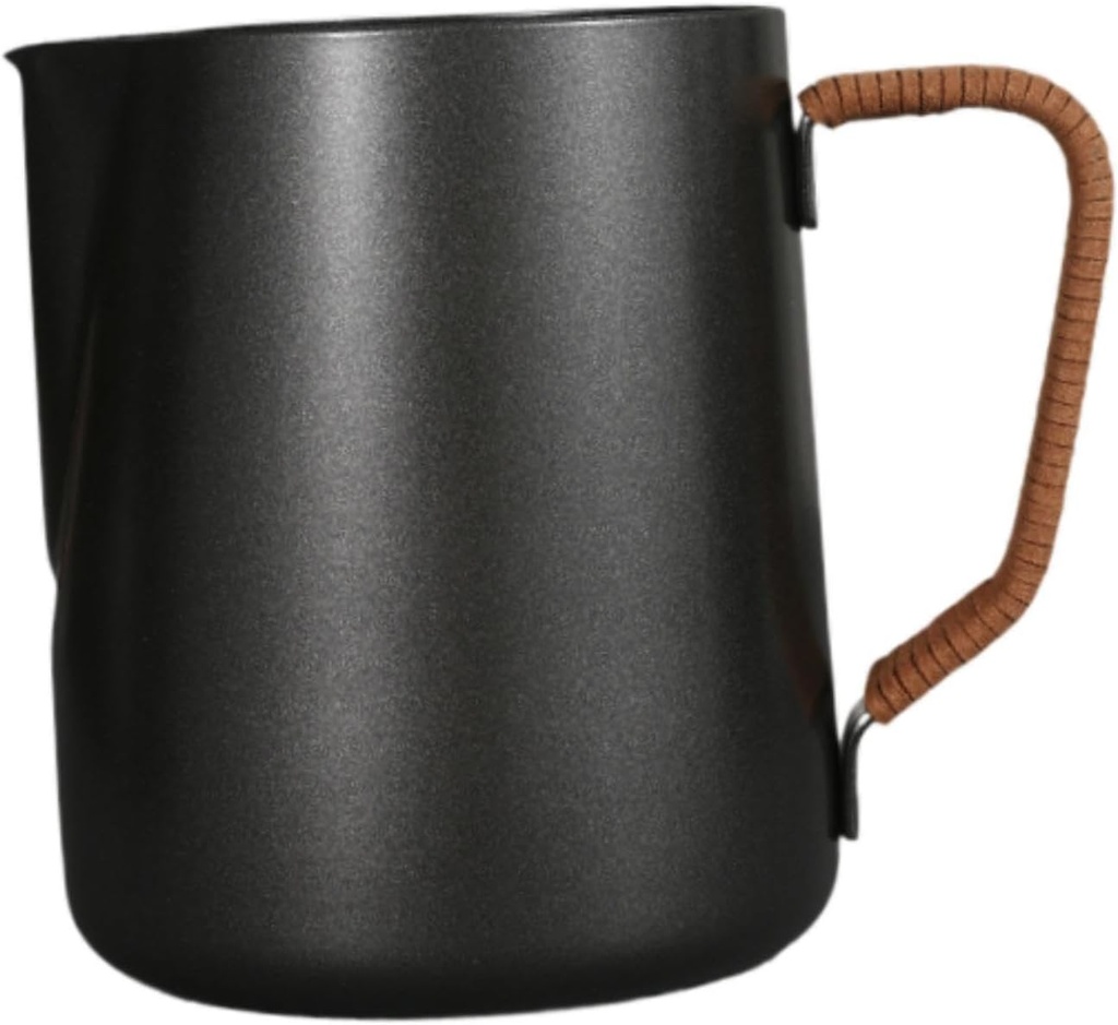 Espresso Latte Art Cup Milk Frothing Pitcher Jug Slant Pouring Mouth,Coffee Maker Latte Art Tool,for Coffee Warm Tea Matcha, 1000ml