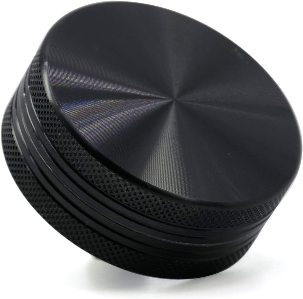 Spice Grinder CrashSpice Grinder Crasher 2inch Portable Magnetic Lid 2 layerser 2inch Portable Magnetic Lid 2 layers (black)