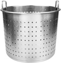 UPKOCH Stock Pot Insert Steamer Basket Stainless Steel Boiling Basket with Handle Crawfish Pot Seafood Cookware for Boiling and Steaming Crab Boil Pot