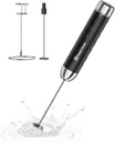 Maestri House Rechargeable Milk Frother with Stepless Speed Control, LunaFro 2.0 Handheld Electric Foam Maker Waterproof Drink Mixer Foamer for Lattes, Cappuccino