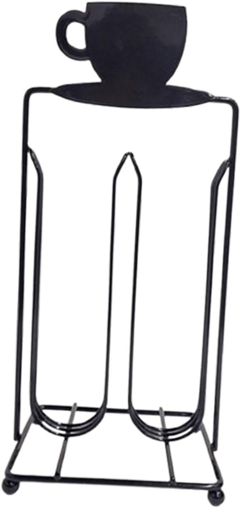 Coffee Capsule Holder for 16 Pods, Iron Storage Stand, Compact for Home Kitchen