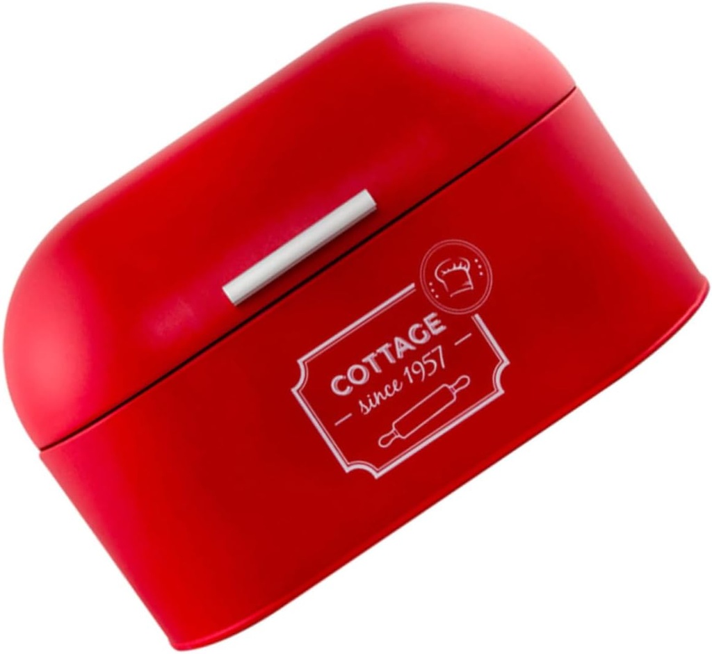 ABOOFAN Airtight Bread Box Metal Storage Container for Kitchen Bread Holder for Homemade Bread Pastries Snacks Stylish Design for Home Bakery Use