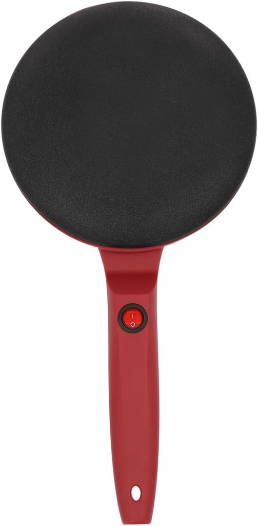8" Electric Crepe Maker Household Pancake Machine, Portable Instant Crepe Maker with Handle, Non Stick Cooking Surface, Automatic Temperature Control for Crepes, Pancakes, Tortillas
