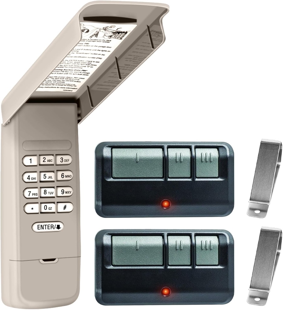 940EV-P2 953EV-P2 Universal Chamberlain Garage Door Opener Keypad & Remote, 3-Year-Warranty