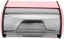 PRETYZOOM Metal Bread Box with Lid Capacity Kitchen Storage Container for Breads Snacks and Cutlery Design for Countertop Organization and Space Saving