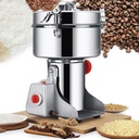 Electric Grain Grinder, Home Grain Coffee Grinder, Commercial Food Processor Grinder for Flour Spices and Herbs, Stainless Steel Timer Grinder,800g