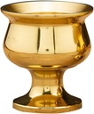 Hemoton Worship Cups Water Offering Cup Brass Shot Glasses Ritual Buddhist Offering Water Golden Medieval Gothic Goblet Sculpture Worship Supply Goblet Chalice Holy