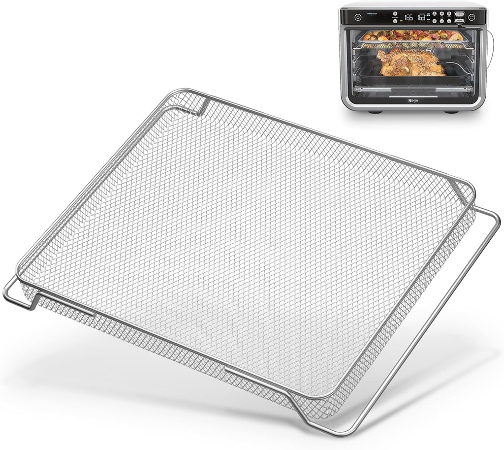 Teckarry Air Fryer Oven Basket,Replacement Air Fry Basket for Ninja Foodi DT201 DT251 Air Fryer Oven,Mesh Basket, Ideal Accessories for Air Frying and Dehydrating