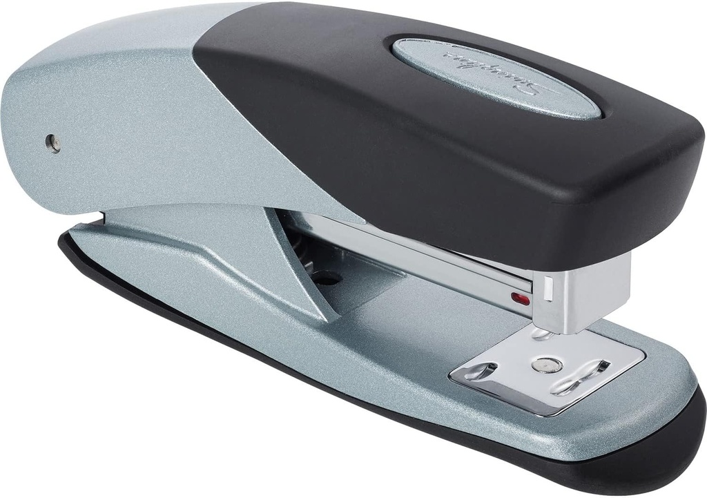 Swingline Stapler, 25 Sheets, Compact, Metal, Half Strip, Silver/Black (S7081026AZ)
