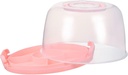 Portable Cake Carrier with Lid Handle Reusable Cake Keeper for Pies Cookies and Desserts for Transporting Treats to Parties and Picnics Airtight Storage Container