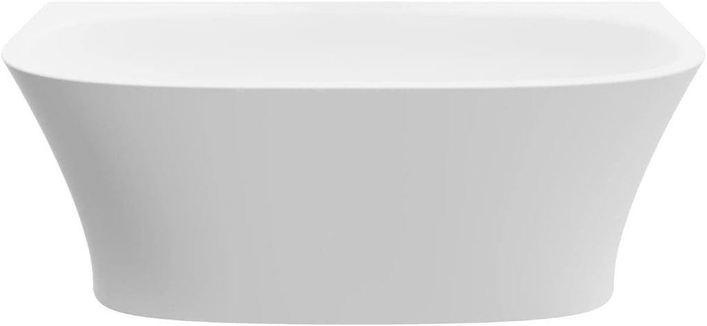 A and E Bath and Shower Alta-NF A and E Bath and Shower Alta-NF 67" Free Standing Acrylic Soaking Tub with Center Drain, Drain Assembly, and Overflow