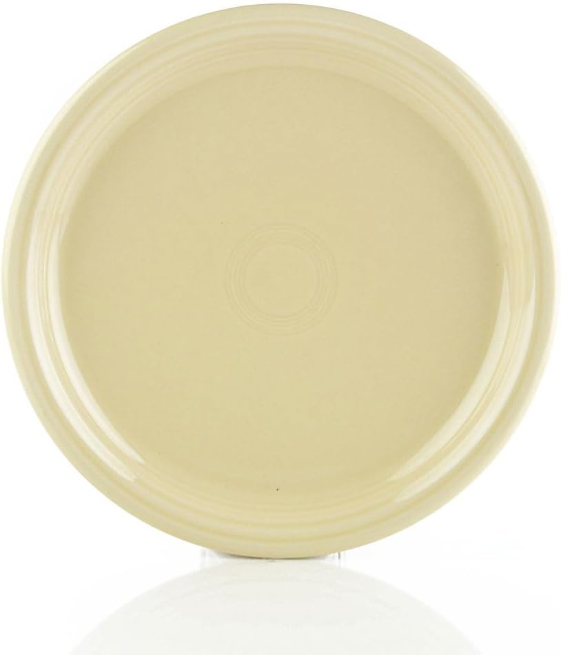Fiesta® Bistro COupe Dinner Plate (10.5") – Durable Ceramic, Lead-Safe, Dishwasher/Microwave/Oven Safe – Made in USA Dinnerware - Ivory