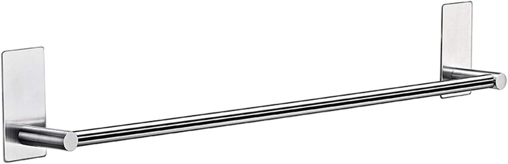 Bathroom Towel Bar Towel Holder,ULIFESTAR Strong 3M Self Adhesive Hand Towel Holder,Wall Mounted Stainless Steel Towel Rack for Bathroom,Kitchen Dish Cloths Hanger,Brushed Nickel (22'')