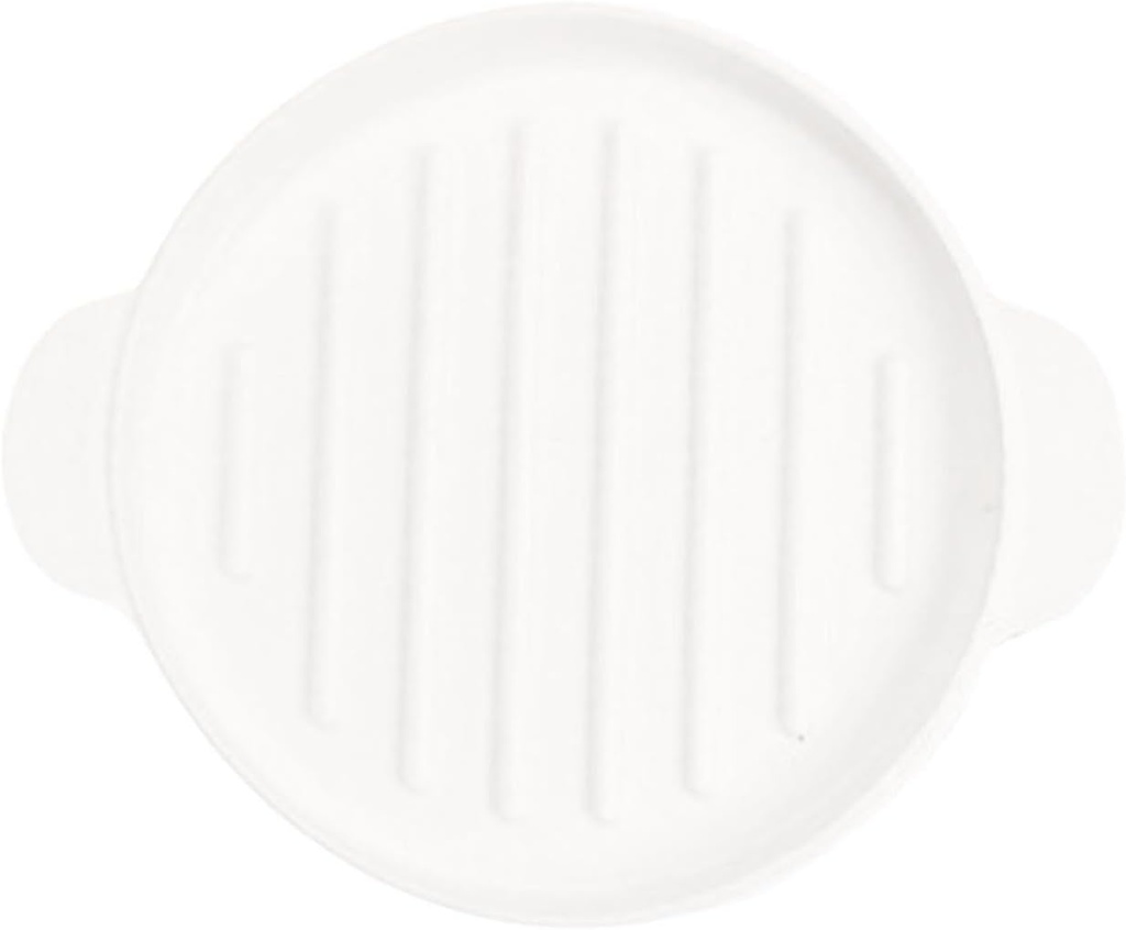 Microwave Bacon Tray with Lid - Silicone Bacon Cooker Pan for Oven and Microwave, Non-Stick Baking Tray for Cooking Bacon, Pizza, Kitchen Cooking Supplies (Round)