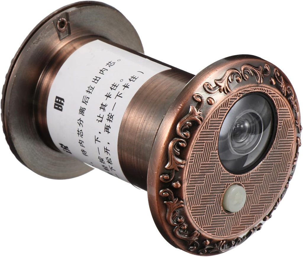 All-Metal Security Door Mirror Wide Angle Digital Door Viewer Zinc Alloy Peephole for Home Office