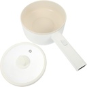 Veemoon Ramen Noodle Cooker Pot Lid Electric Griddle Nonstick Steam Pots Stockpots Healthy Non-stick Coating