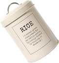Rice Bucket Large Capacity Airtight Food Storage Container Vintage Style Grain Storage Container for Rice Soybeans