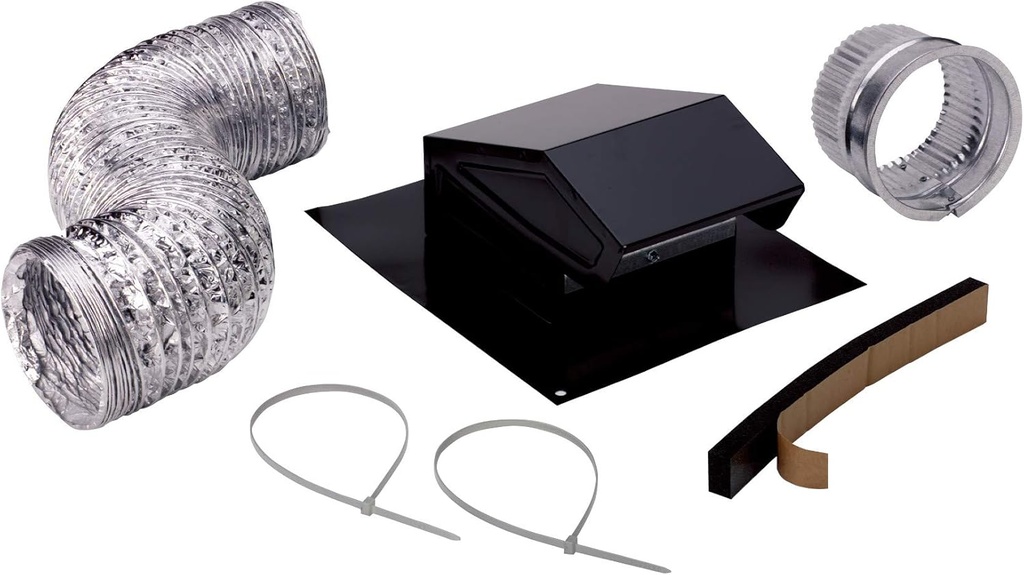 Broan-NuTone RVK1A Roof Vent Kit, Black