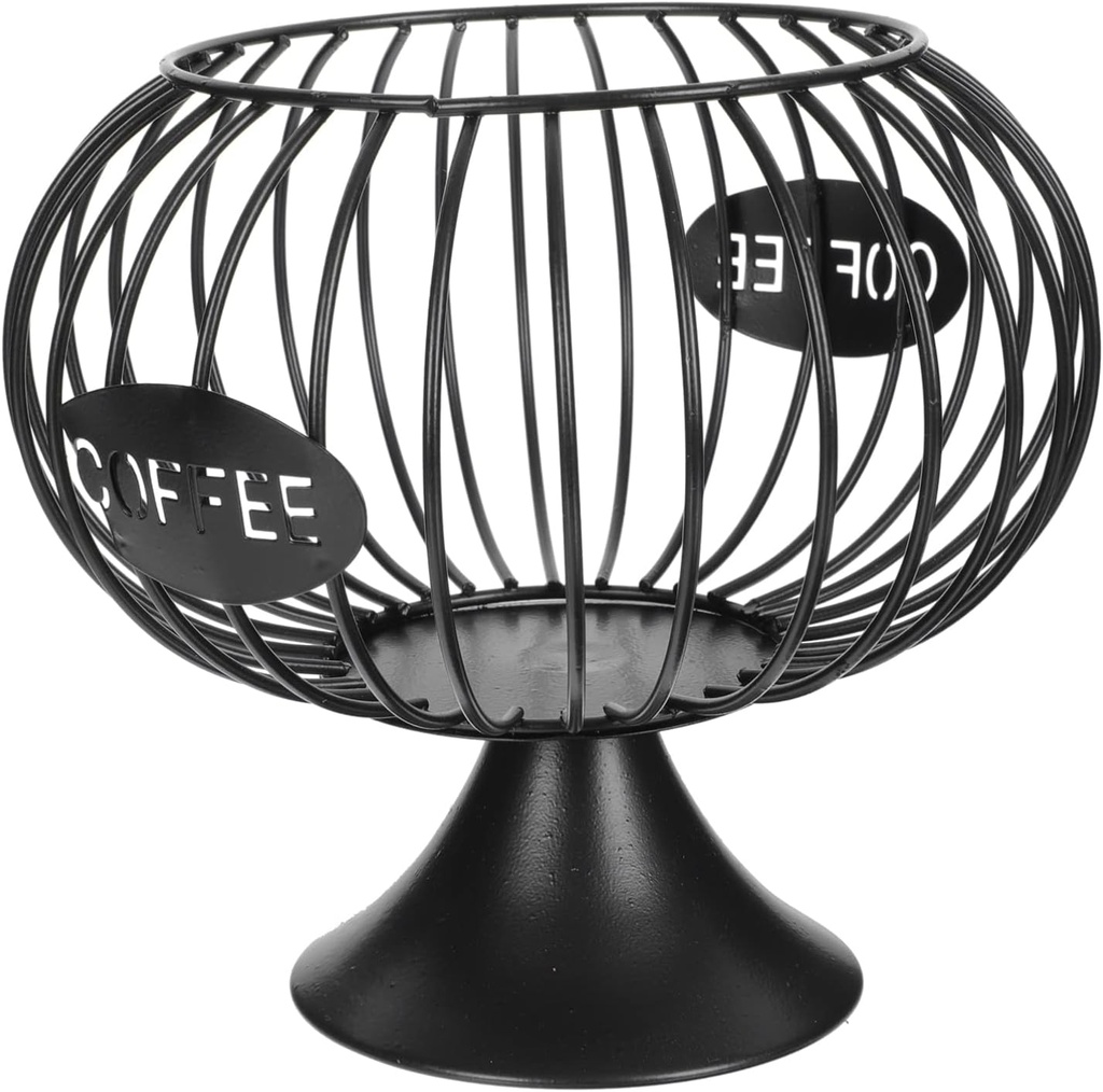 Alipis Iron Fruit Holder Capsules Storage Organizer Coffee Pod Drawer Coffee Pod Organizer Basket Space-saving