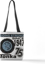 CafePress Tonka 75Th Going Strong 13"x13" Reusable Grocery Shopping Sling Tote Bag