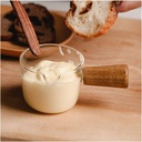 coffee milk jug,Porcelain Traditional Jug,Mini Salad Cup Coffee Milk Froth Pot with Handle Kitchen Restaurant Seasoning Pot Heat-Resistant Glass Milk Jug Afternoon Tea Jam Cup(Size:Type B) (Size : Typ