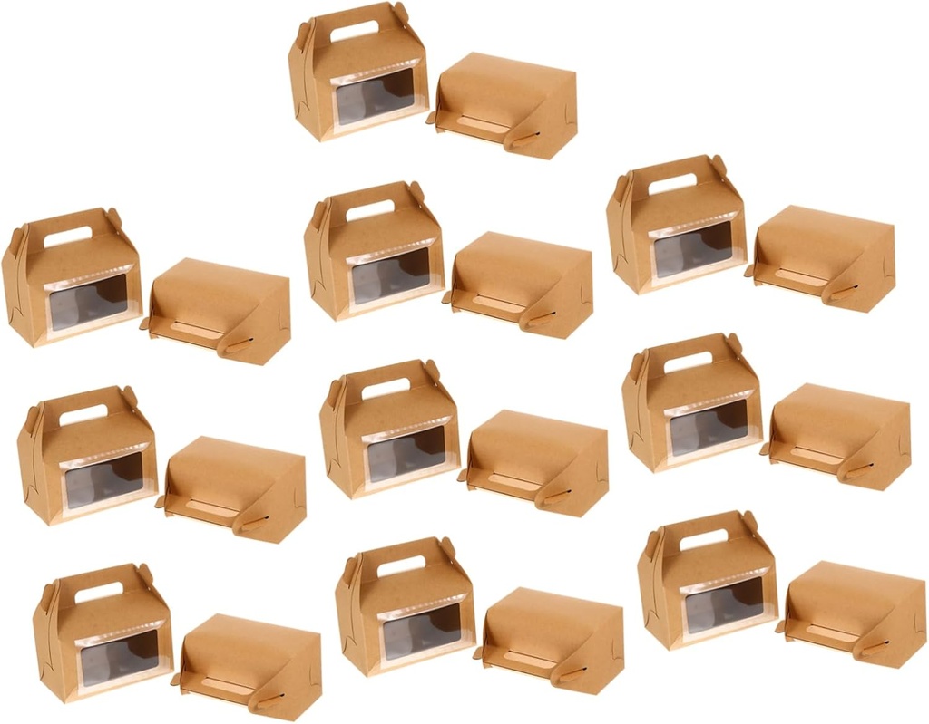 Healthy Paper Cake Boxes 20 Pcs Cupcake Containers Baking Muffin Boxes for Party Banquet