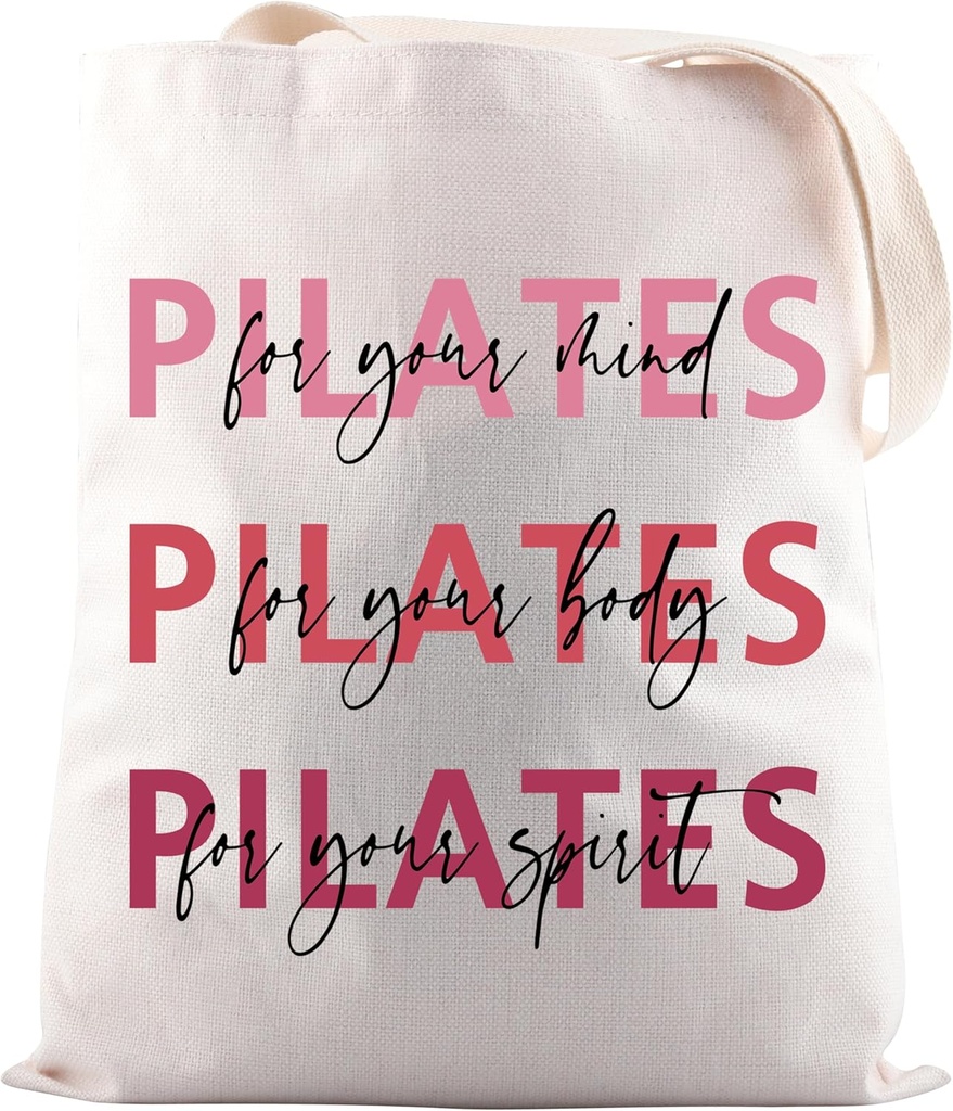 JNIAP Pilates Instructor Gift - Mind Tote Bag for Pilates Teacher Workout