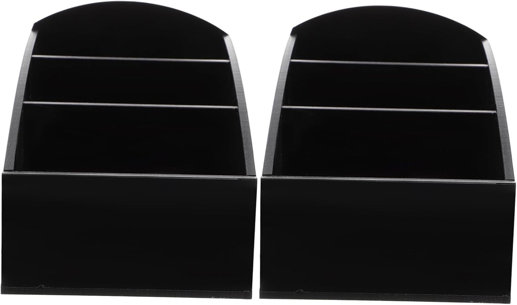 2pcs Tea Box Organizer Sugar Coffee Container Condiment Organizer Bar Accessories Counter Storage