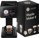 Ripples The Original Maker II, Print on Beverage Foam and Desserts, Plant-Based Ingredients Only, Selfie and Personalized Designs (Machine + Red Pod)