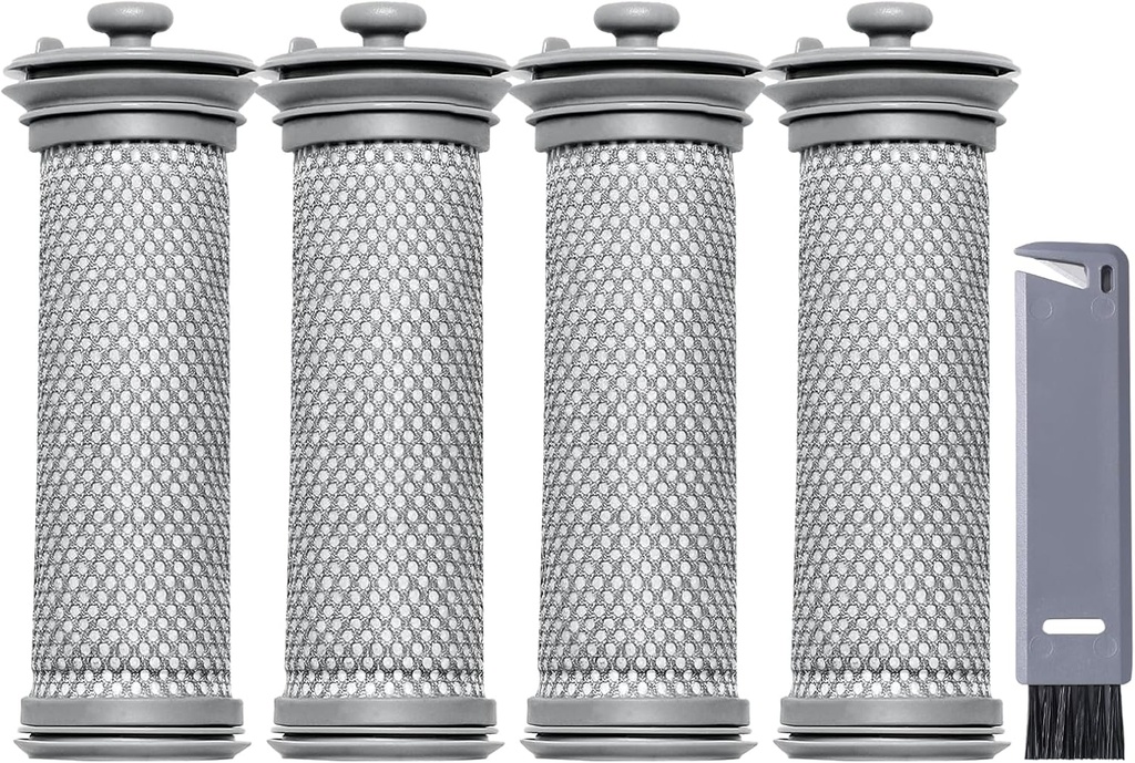 4 Pack Vacuum Filter Replacement Kit Compatible with Tineco A10 HERO,A11 HERO,PURE ONE S11,PURE ONE S12,PowerHero 11 Snap,S12 Pro EX Cordless Vacuum Cleaners,4 Pre-filters