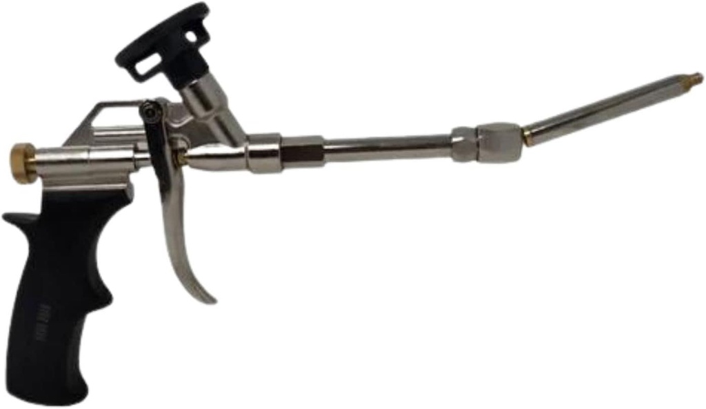Vega Bond Ergonomically Designed Pro-Foam Applicator Gun for Spray Foam with PTFE Non-Stick Coated Basket can Rotate up to 360° at a 30° Angle. Works with All Brands. (Dispensing Gun)