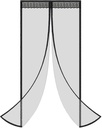 Magnetic Screen Door Mesh Fiberglass Mesh Curtain Net for Patio and Sliding Doorways Screen for Door Magnets