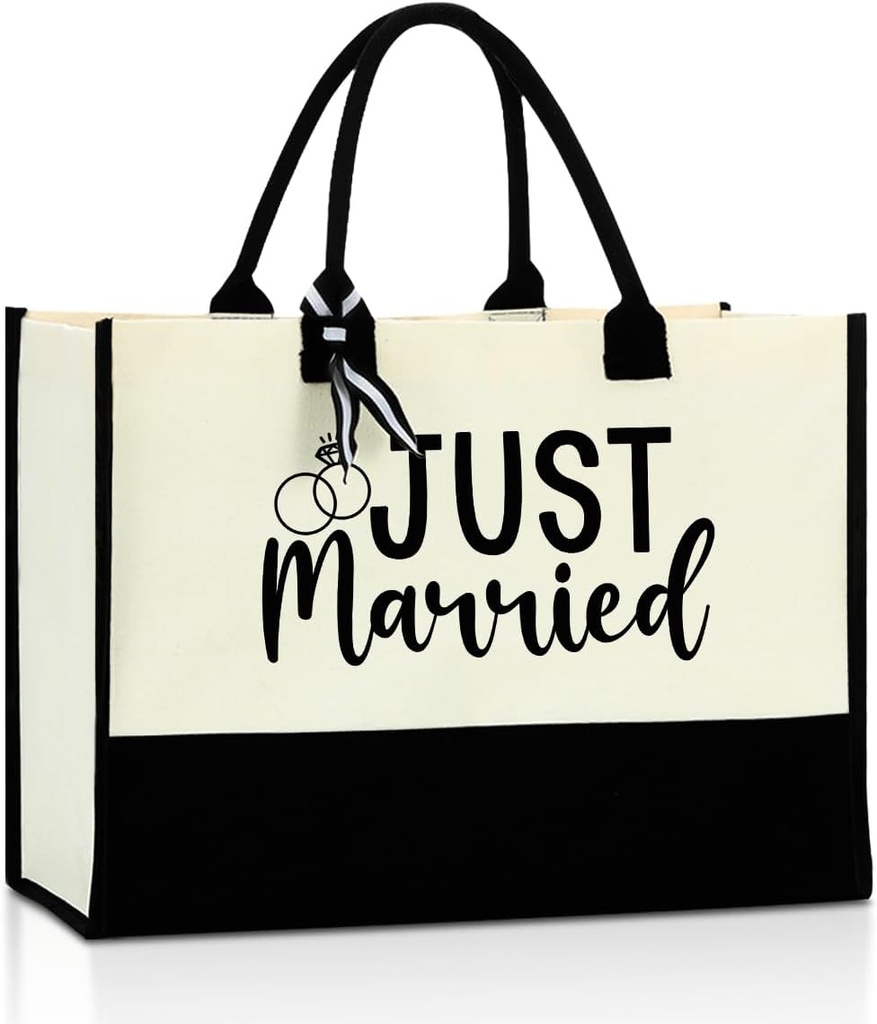 Bridal Shower Tote Bag Wedding Engagement honeymoon essentials Bride Gifts for Couples bachelorette accessories