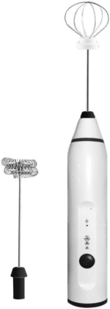 Forart Electric Hand Mixer, Handheld Mixer Egg Beater Set, USB Rechargeable 3 Speeds Mini Electric Milk Foam Maker Blender Mixer for Coffee, Hot Chocolate, Egg Whisks