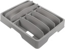 KICHOUSE Multi-grid Cutlery Organizer for Kitchen Portable Utensil Holder Removable Dividers for Tidy Versatile Storage for Silverware and Items
