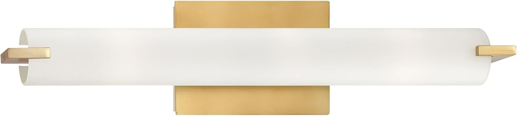 GEORGE KOVACS P5044-248 Tube Wall Sconce, 3-Light, 180 Total Watts, 4.75-in H x 20.5-in W, Honey Gold