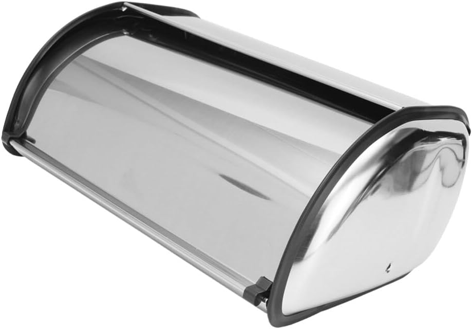 Angoily Metal Bread Box, Retro Bread Storage Bin, Vintage Bread Box for Kitchen Countertop, Bread Storage Holder, Bread Storage Container (Style 23)