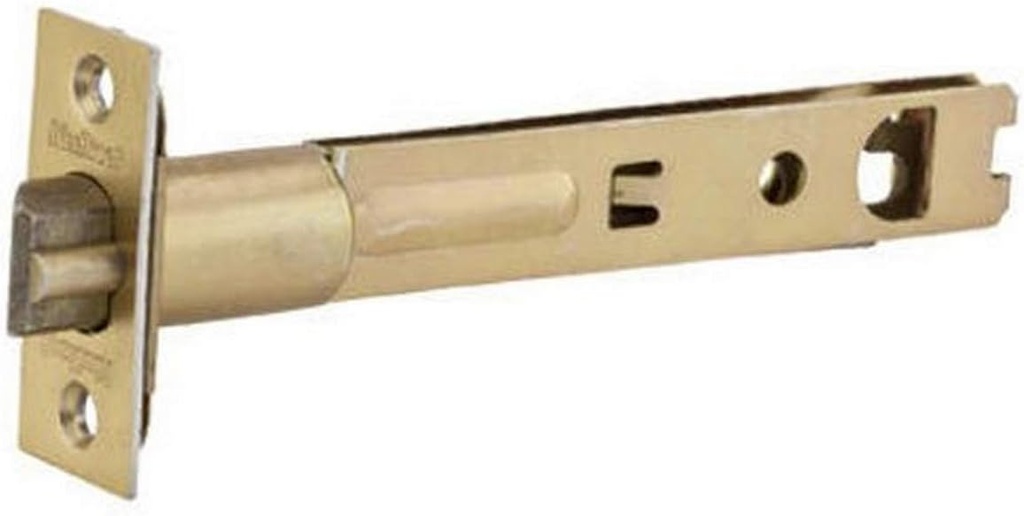 Kwikset Security, 83014-015, 5 Inch Door Latch, For Doors With 5 Inch Backset, Polished Brass