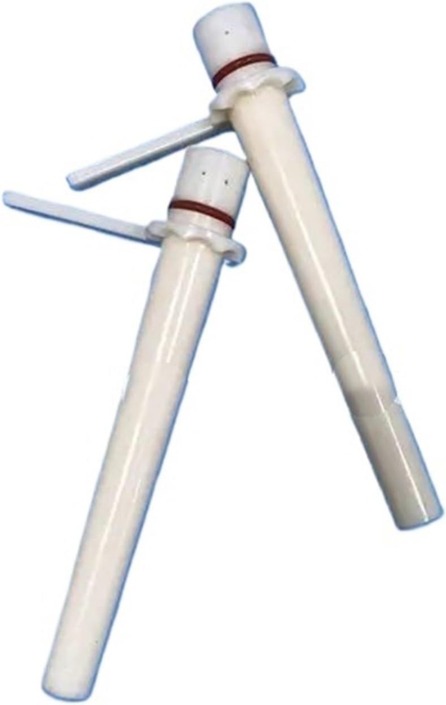 2PCS Feed R Tube,Compatible for Ice Cream Maker White Color Plastic Ice Cream machine Pump Regulator Ice Cream Maker Parts Fitting