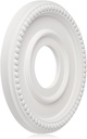 2 Pack Moldeds PU Ceiling Medallions for Light Fixtures and Ceiling Fans, 12.5" OD x 4" ID x 1-3/8 "P White (Fits Canopies up to 5-1/2")