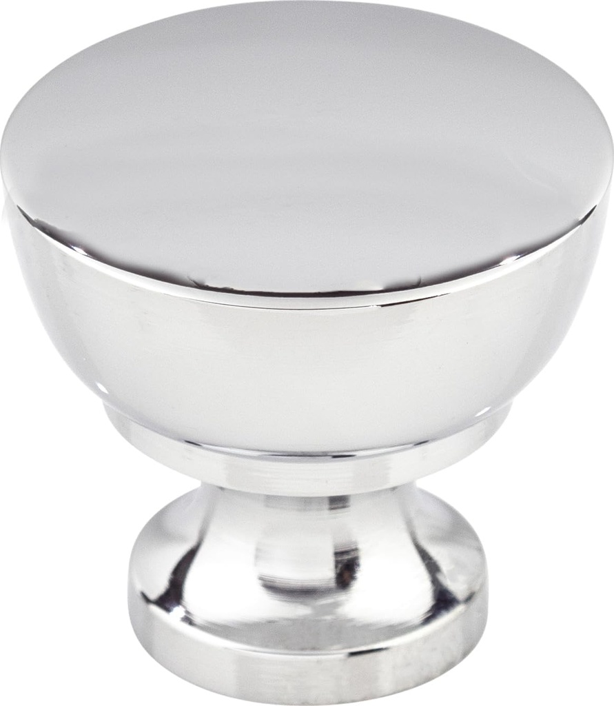 Top Knobs M1121 Dakota Collection 1-1/4" Bergen Knob, Polished Chrome