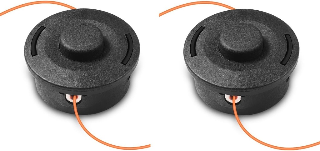 2 Pack FS 56 RC FS90R 25-2 Trimmer Head for Stihl FS90 FS90R FS55 FS56 FS56RC FS70 FS80 FS110 FS130 FS88 FS100 FS100R FS106 FS108 Weed Eater Head, Replace 4002 710 2108, 4002 710 2191