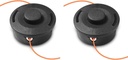 2 Pack FS 56 RC FS90R 25-2 Trimmer Head for Stihl FS90 FS90R FS55 FS56 FS56RC FS70 FS80 FS110 FS130 FS88 FS100 FS100R FS106 FS108 Weed Eater Head, Replace 4002 710 2108, 4002 710 2191